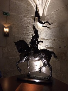 One of the few militant images of Joan in the museum.