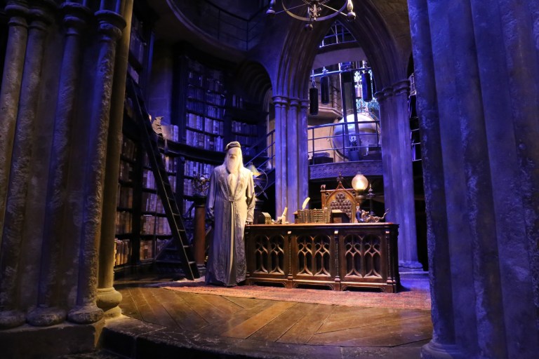 Dumbledore's Office - the detail in here was incredible.