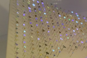 The same Aurora Pyramid of Hope under ultraviolet light