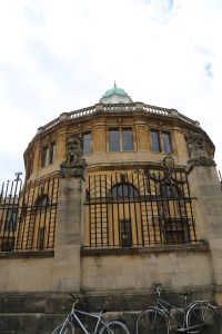 Sheldonian Theatre, designed by Christopher Wren, is where degrees are awarded at Oxford