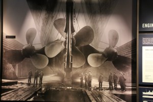 Another image from the museum - this one of Titanic's giant propellors 
