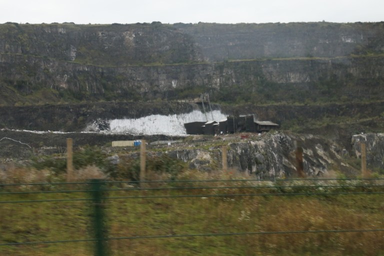 This is the Castle Black set - it's closed, so this is the closest you can get but only if you're in a moving vehicle at the time. Drones are also a no-go -- the crew will shoot them down. 