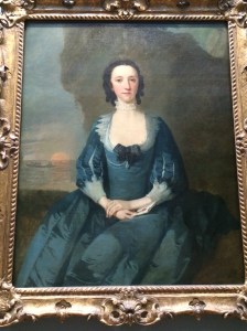 Flora McDonald by Richard Wilson. Flora famously smuggled Bonnie Prince Charlie away from the Culloden battlefield by dressing him in her clothes and thereby getting him to the Isle of Skye and out of the country. She spent 5 years in an English prison for this act of bravery but then became quite popular in London society. 