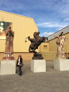 The Chessmen from the first movie - I didn't realize how huge they are.