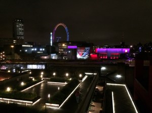 The London Eye from the National Theatre balcony