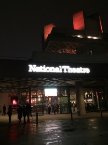 The exterior of the National Theatre building in the East End.