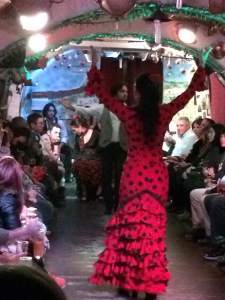 There was one guy who performed in the Sacromonte show - usually with at least one lady