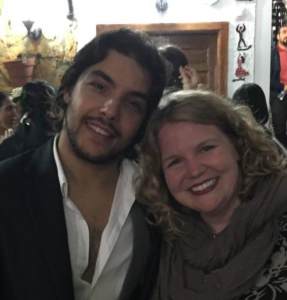 This guy was one of the gypsy flamenco dancers. He was happy to pose after the show.