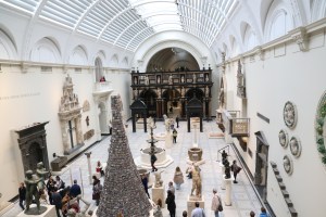 One of the galleries off the main entrance