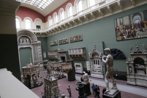 View of one of the Cast Court rooms from the atrium