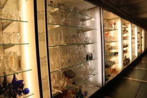 Part of the collection in the Glass Rooms