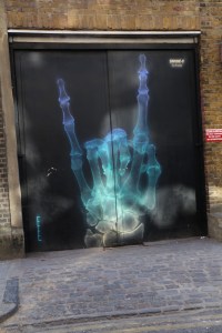 The muralist who created this was invited to do so by the owners. 