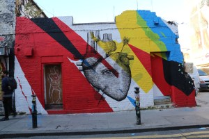 Two artists did this mural - Elian Chali and Alexis Diaz.