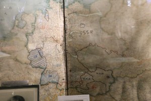 This is the actual map Churchill used after the Yalta conference to identify who owned what in Germany after WWII.