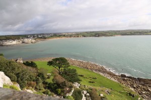Another view from the top, mostly of the gardens on the Mount.