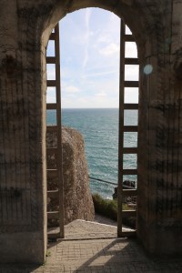 View from the Minack out across the Atlantic Ocean