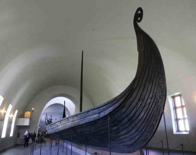 This is the Oseberg ship from the 