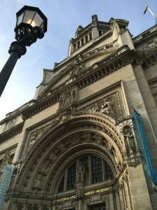 The exterior of the Victoria & Albert Museum