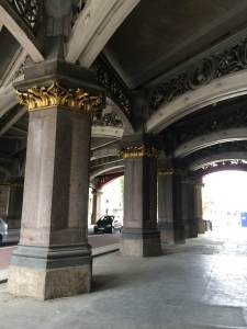 Random decorative overpass