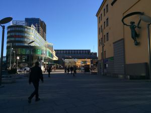 Courtyard outside the Central train station