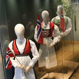 Traditional Norwegian dress, part of the Folk Dress exhibit