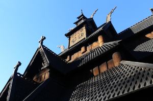 Stave church detail