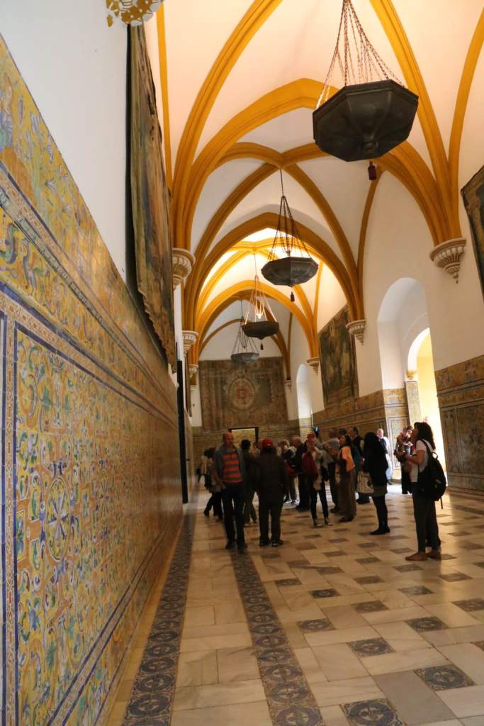 This grand hall was added during the Renaissance for Charles V's wedding