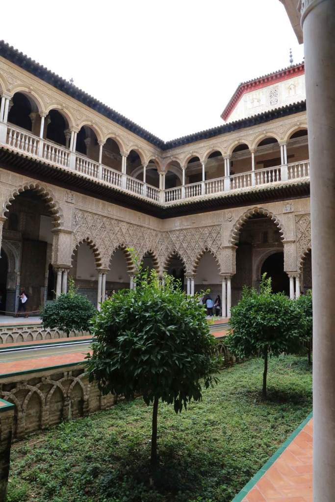 The Court of the Maidens with its newly discovered sunken gardens