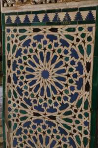 Detail of one of the walls in the Throne Room.