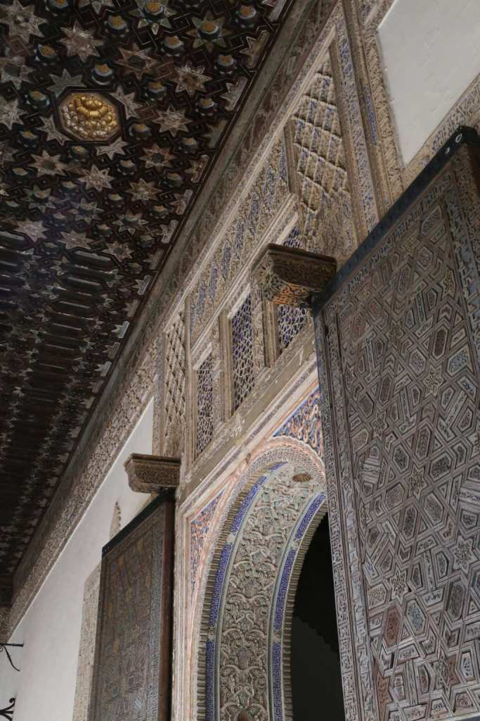 Every wall, ceiling, door and window has an elaborate motif.