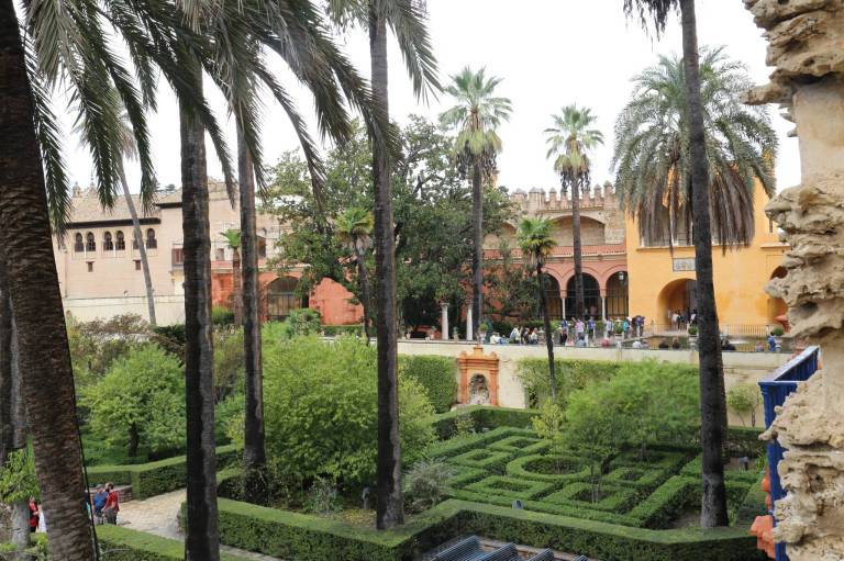 Another view of the gardens from the viewing gallery