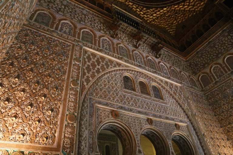 This is just part of the immense (and dark) Throne Room.