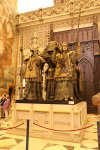 This super subtle installation is Columbus' tomb. 