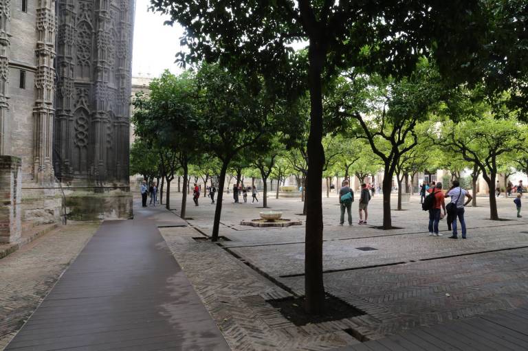The Orange Court is also part of the original mosque complex