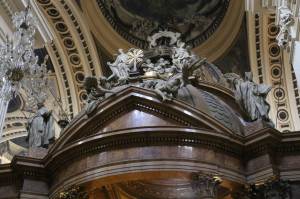 Another view of the altar in the Basilica