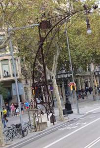 Lamppost - the city centre is full of these Art Nouveau masterpieces