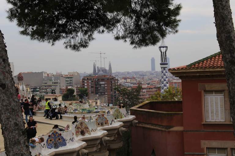 View of Barcelona from the Park Güell
