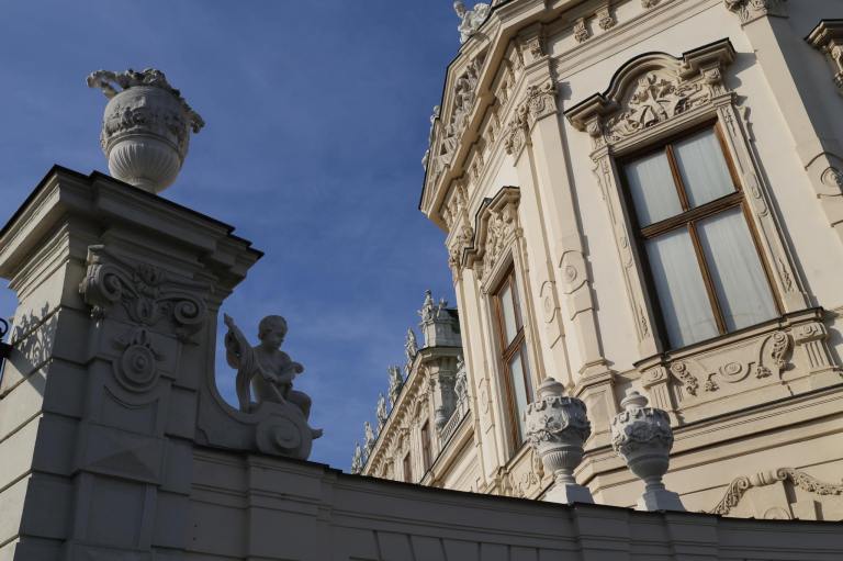 Detail of the Upper Belvedere Palace