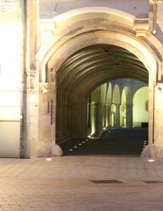 Detail of the arches in the Old Town Hall
