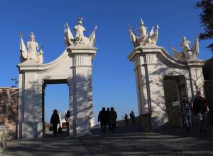 Gates into Bratislava Castle