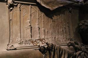Detail on Maria Theresa's tomb