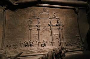 Detail on Maria Theresa's tomb