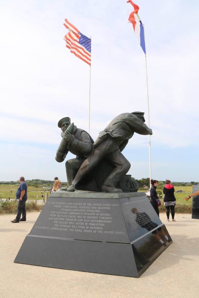US Navy Memorial on Utah Beach, taken in August 2015