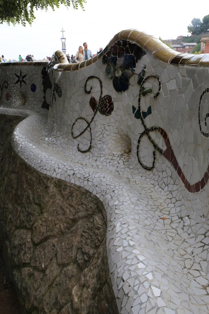 More ceramic details from the outside of the benches