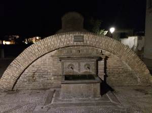 The Muslims were expert at redirecting water for use. This is one of their original cisterns.