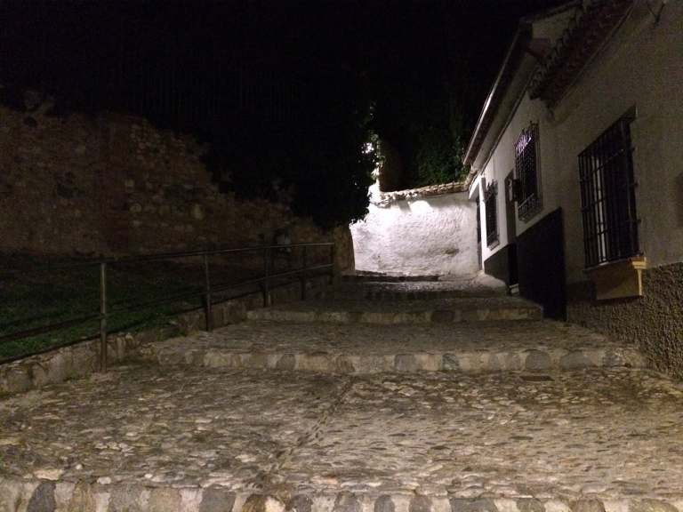 Sacromante is built into the hillside, so there are lots of staircases like this when you're wandering around the neighborhood