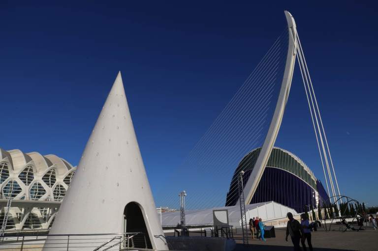 View from the edge of the gardens