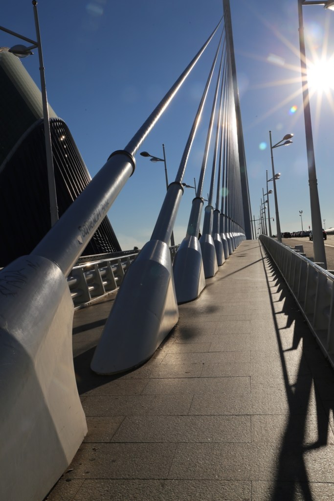 This was my view as I walked across the bridge - my hotel was on the opposite side