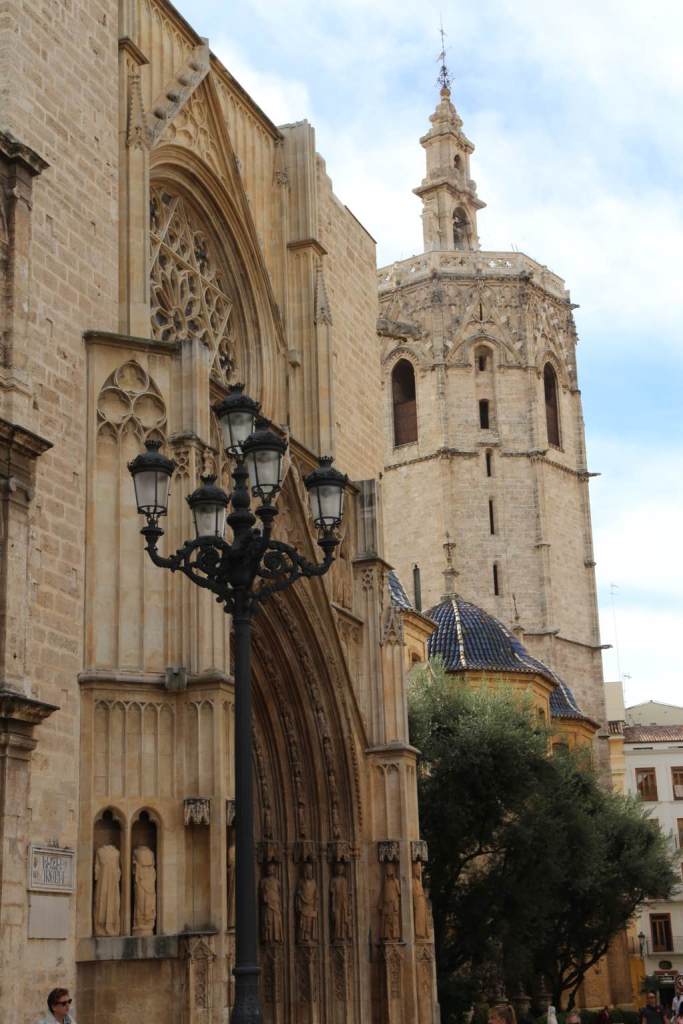 A view of the Cathedral from the Basilica